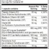 methyl-bcomplex-label nutrition label ingredients supplement facts New Jersey