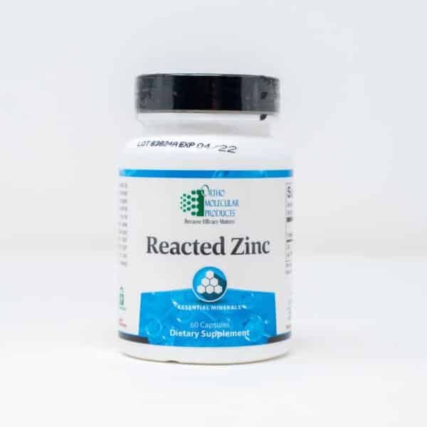 ortho molecular product reacted zinc essential minerals dietary supplement New Jersey