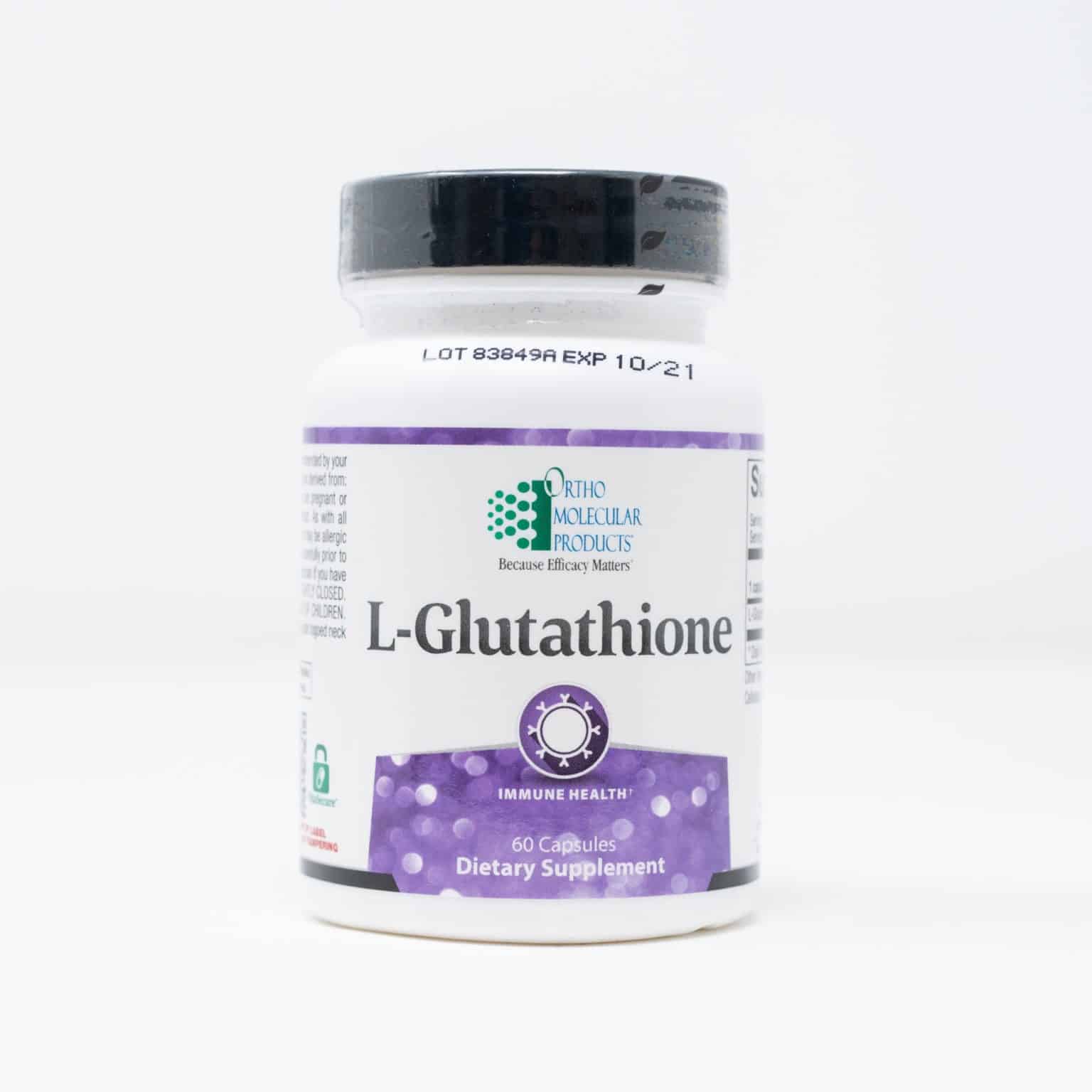 Ortho Molecular LGlutathione Gaspar's Best