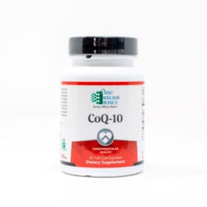 ortho molecular product CoQ-10 cardiovascular dietary supplement New Jersey