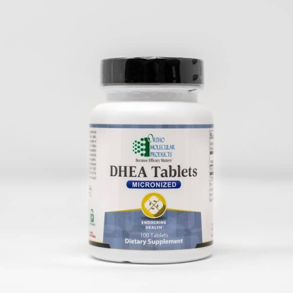 Ortho molecular products DHEA Tablets micronized endocrine health dietary supplement New Jersey