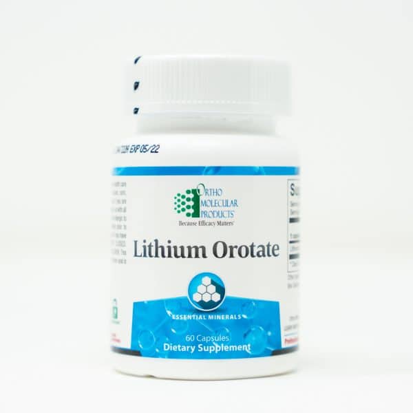 ortho molecular products lithium orotate essential minerals dietary supplement New Jersey