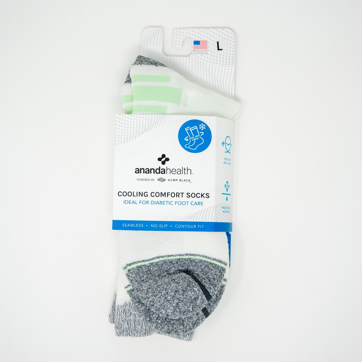 Ananda Professional Cooling Comfort Diabetic Socks